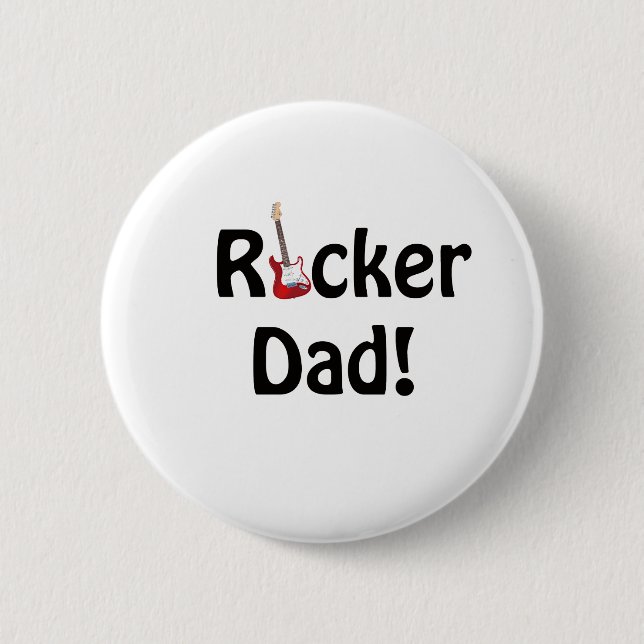 Rockstar-Vater Button (Vorderseite)