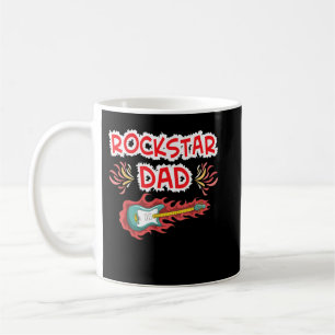 Rockstar Vater Electric Gitarre Rock Fantag Kaffeetasse