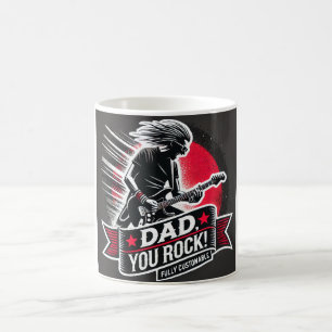 Rockstar Vater Electric Guitar Vatertag Kaffeetasse