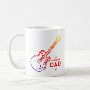 Rockstar Vater Guitar Kaffeetasse
