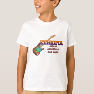 Rockstars sind in Äthiopien geboren T-Shirt
