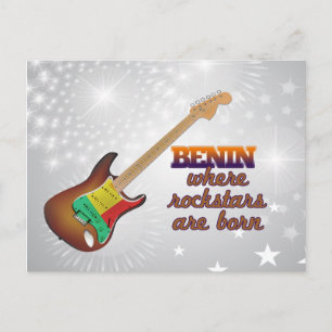 Rockstars sind in Benin geboren Postkarte