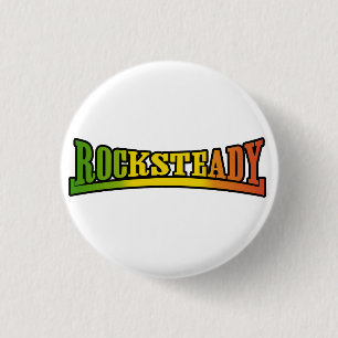 Rocksteady Reggae-Knopf Button