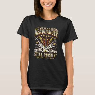 Rockt seit 1957 Vintage 50er geborener Headbanger T-Shirt