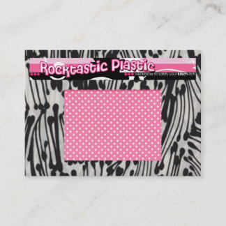 Rocktastic Plastik Visitenkarte