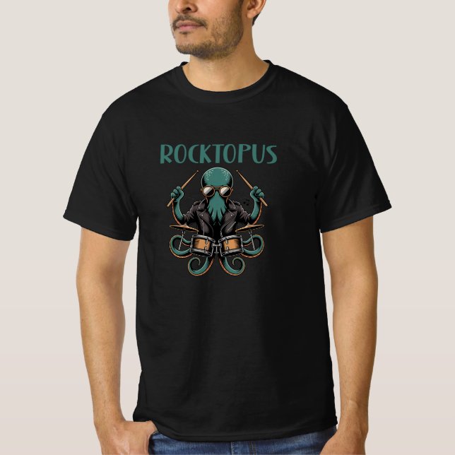 Rocktopus Octopus T-Shirt (Vorderseite)