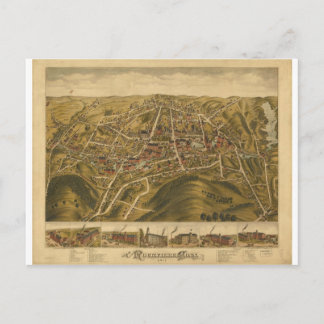 Rockville Connecticut 1877 Postkarte