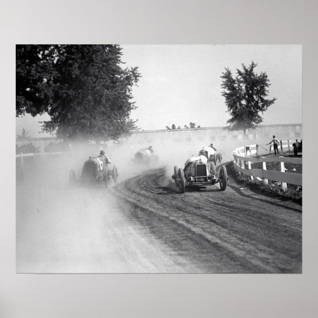 Rockville Fair Auto Races, 1923. Vintages Foto Poster (Vorne)