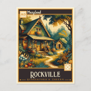 Rockville, Maryland Vintage Postkarte