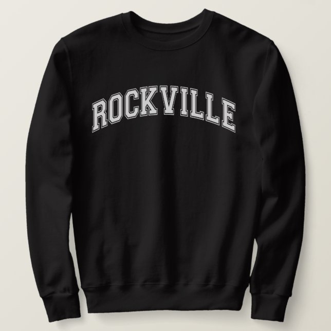 ROCKVILLE University Style Sweater America Uni Sweatshirt (Design vorne)