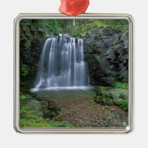 Rockwell Falls im Zwei-Medizin-Tal Ornament Aus Metall