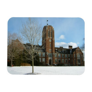 Rockwell im Winter in der Grove City Uni Magnet