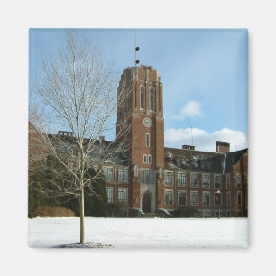 Rockwell im Winter in der Grove City Uni Magnet