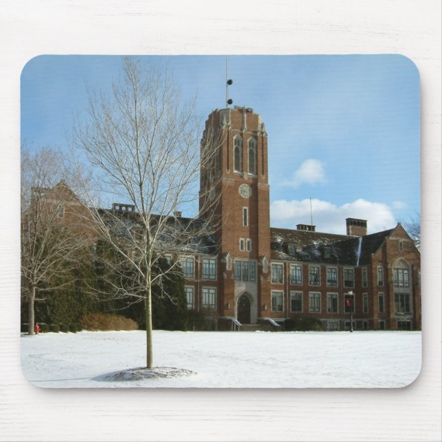 Rockwell im Winter in der Grove City Uni Mousepad (Vorne)