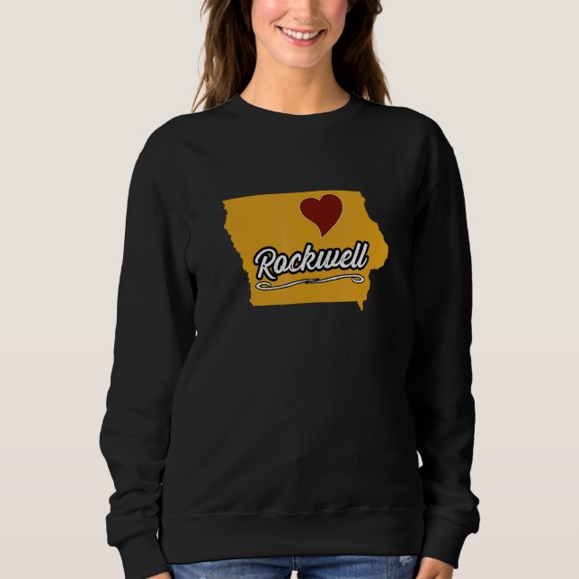 ROCKWELL IOWA IA USA  Cute Souvenir Merch  US City Sweatshirt (Vorderseite)