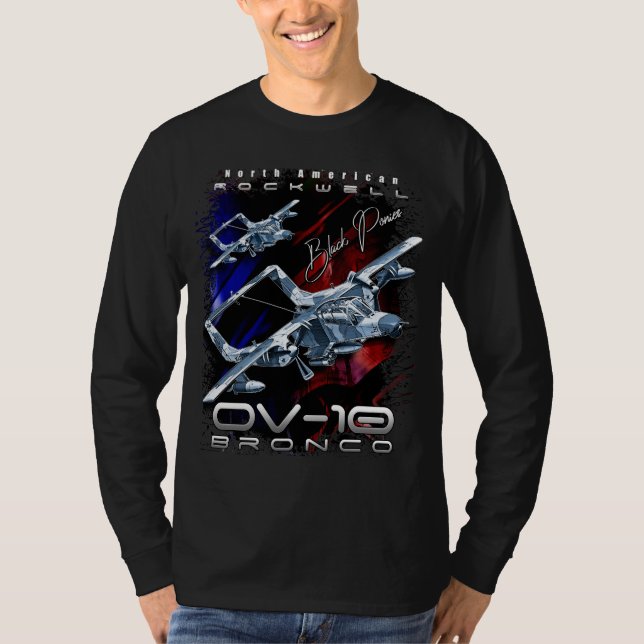 Rockwell OV-10 Bronco Light Attack & Observation A T-Shirt (Vorderseite)