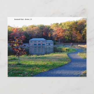 Rockwell Park - Bristol CT Autumn Post Card Postkarte