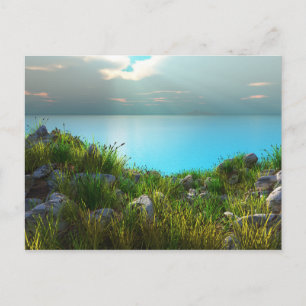 Rocky Beach Postcard Postkarte