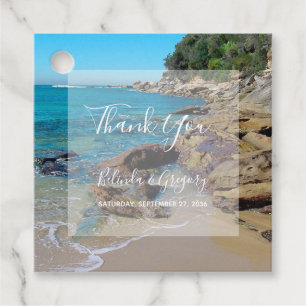 Rocky Beach Wedding Geschenkanhänger