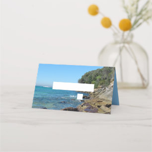 Rocky Beach Wedding Platzkarte