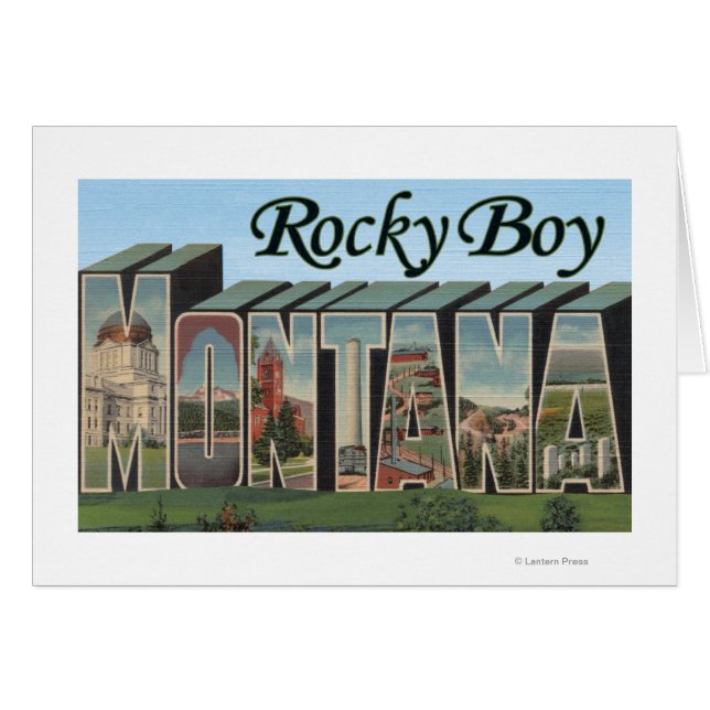 Rocky Boy, Montana (Vorderseite (Horizontal))