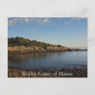 Rocky Coast of Maine Postcard Postkarte