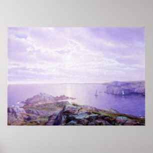 Rocky Cove von William Trost Richards Poster