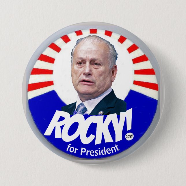 Rocky De La Fuente für Präsidenten 2020 Button (Vorderseite)