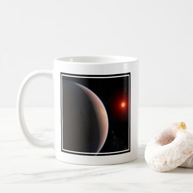 Rocky Exoplanet GJ 486 B Orbit A Red Dwarf Star Kaffeetasse (Mit Donut)