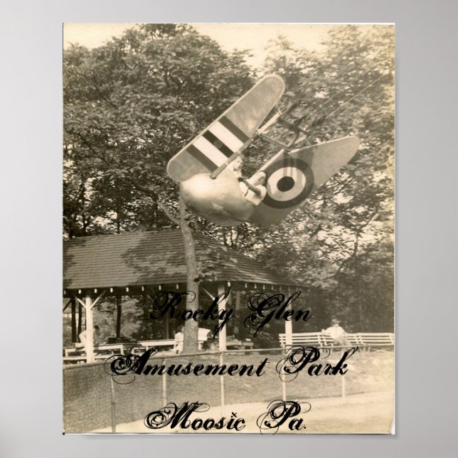 Rocky Glen Amusement Park Moosic Pa. Poster (Vorne)