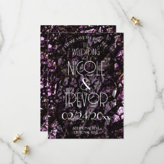 Rocky Grunge Textur Save-the-Date-Karte Save The Date