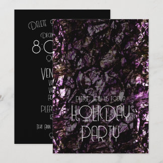 Rocky Grunge Textur Weihnachtsfeier Einladung