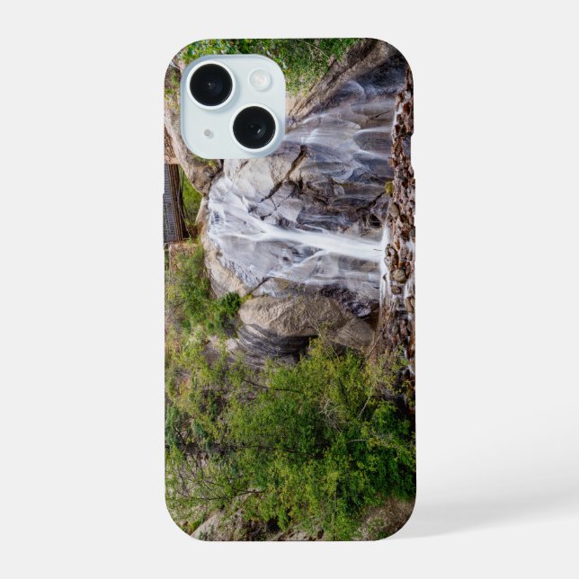 Rocky Helen Hunt Falls iPhone Case 15 Hülle (Rückseite)