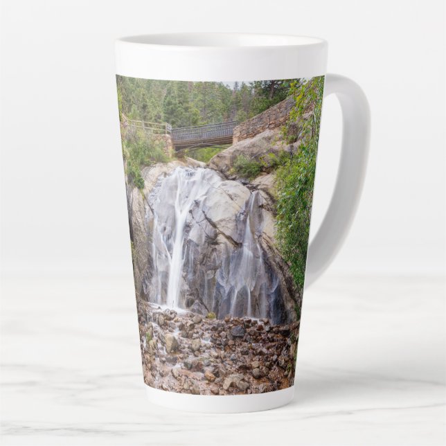 Rocky Helen Hunt Falls Latte Tasse (Rechte Ecke)
