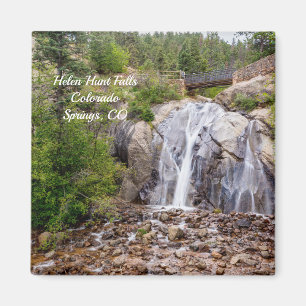 Rocky Helen Hunt Falls Square Magnet