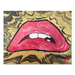 Rocky Horror Lippen 2 Foto Print