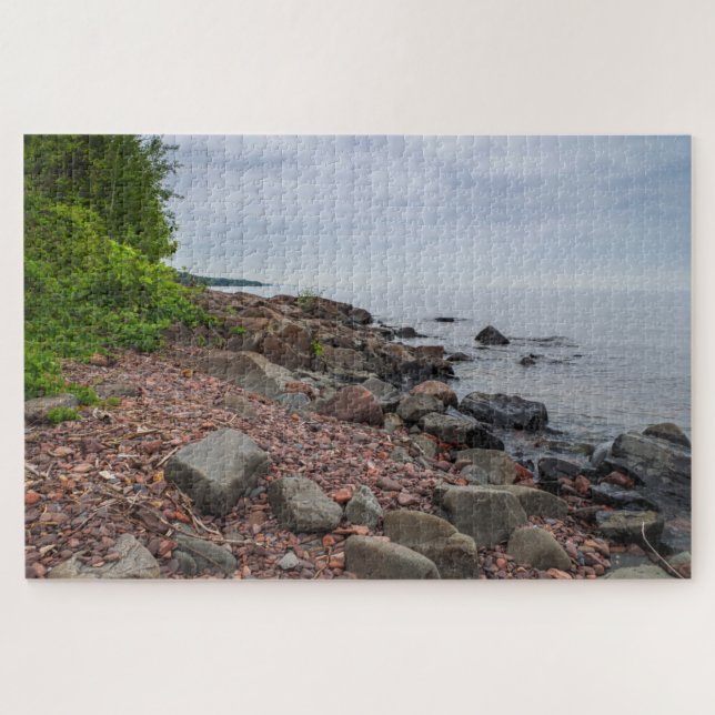 Rocky Lake Superior Shoreline Puzzle (Horizontal)