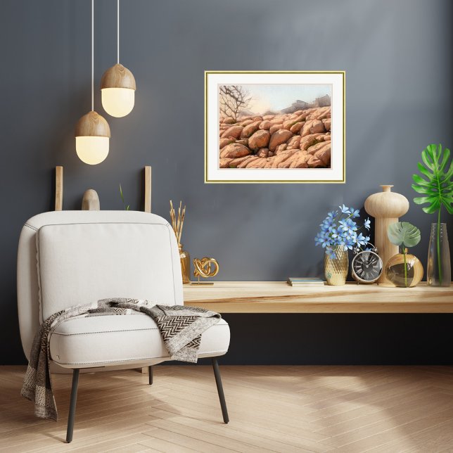 Rocky Landscape - Stretchierte Canvas Print Leinwanddruck (Von Creator hochgeladen)