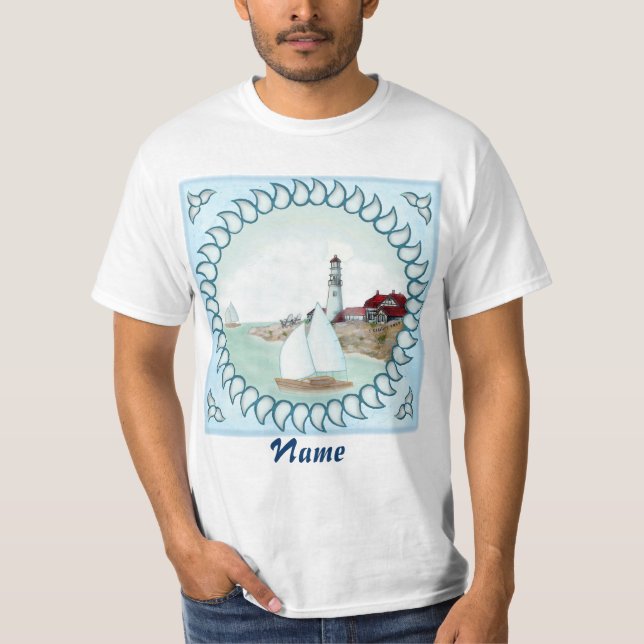 Rocky Lighthouse T - Shirt (Vorderseite)