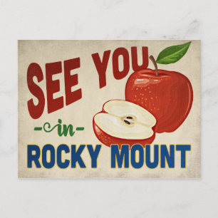 Rocky Mount North Carolina Apple - Vintag Postkarte