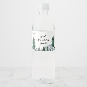 Rocky Mountain Abenteuer Wasser Etikett