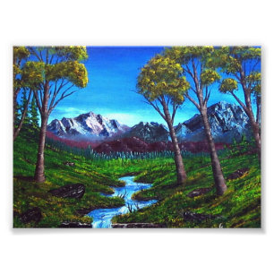 Rocky Mountain Abstrakt Fotodruck