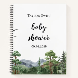 Rocky Mountain Baby Shower Geschenk-Verfolger Notizbuch