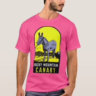 Rocky Mountain Canary Vintage Wanderung T-Shirt