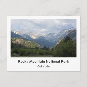 Rocky Mountain Clouds Postkarte