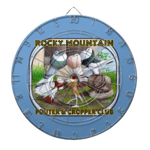 Rocky Mountain Club Logo Dartscheibe