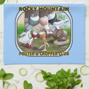 Rocky Mountain Club Logo Geschirrtuch
