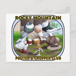 Rocky Mountain Club Logo Postkarte