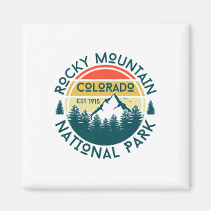 Rocky Mountain Colorado Natur Wandern Outdoor Tra Magnet