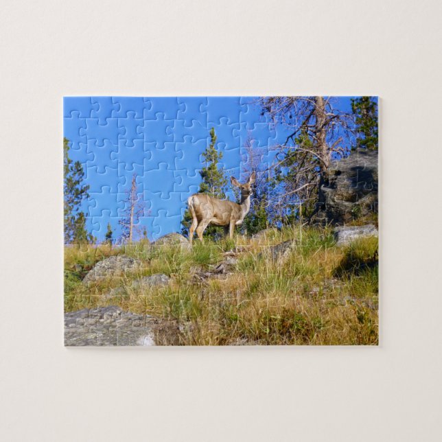 Rocky Mountain Deer Puzzle (Horizontal)